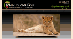 Desktop Screenshot of dslrtraining.co.za